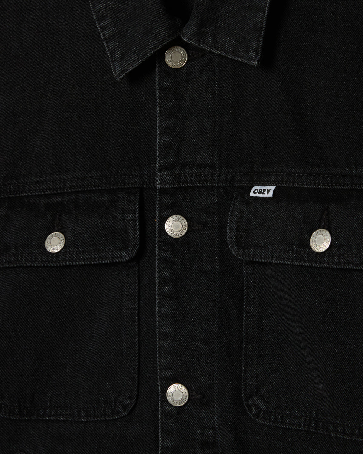 OBEY OPENA JACKET - FADED BLACK