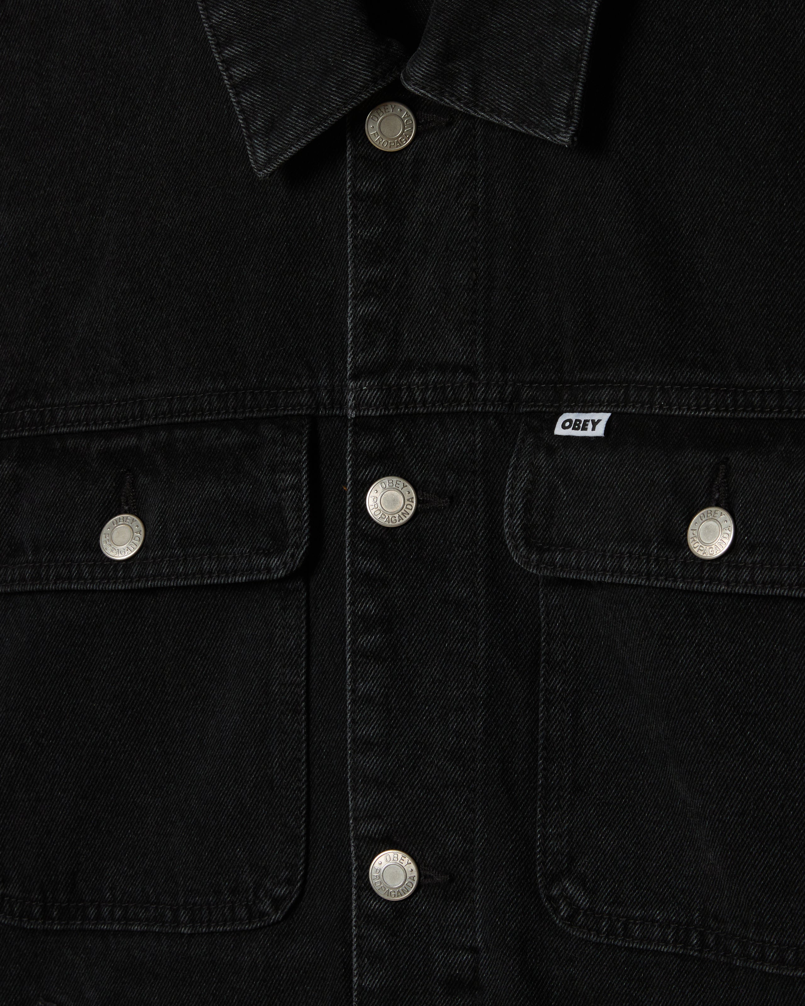 OBEY OPENA JACKET - FADED BLACK