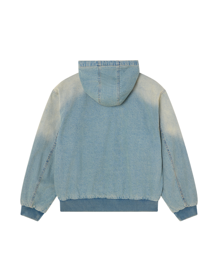GLEN ZIP UP JACKET - INDIGO ARCHIVE WASH