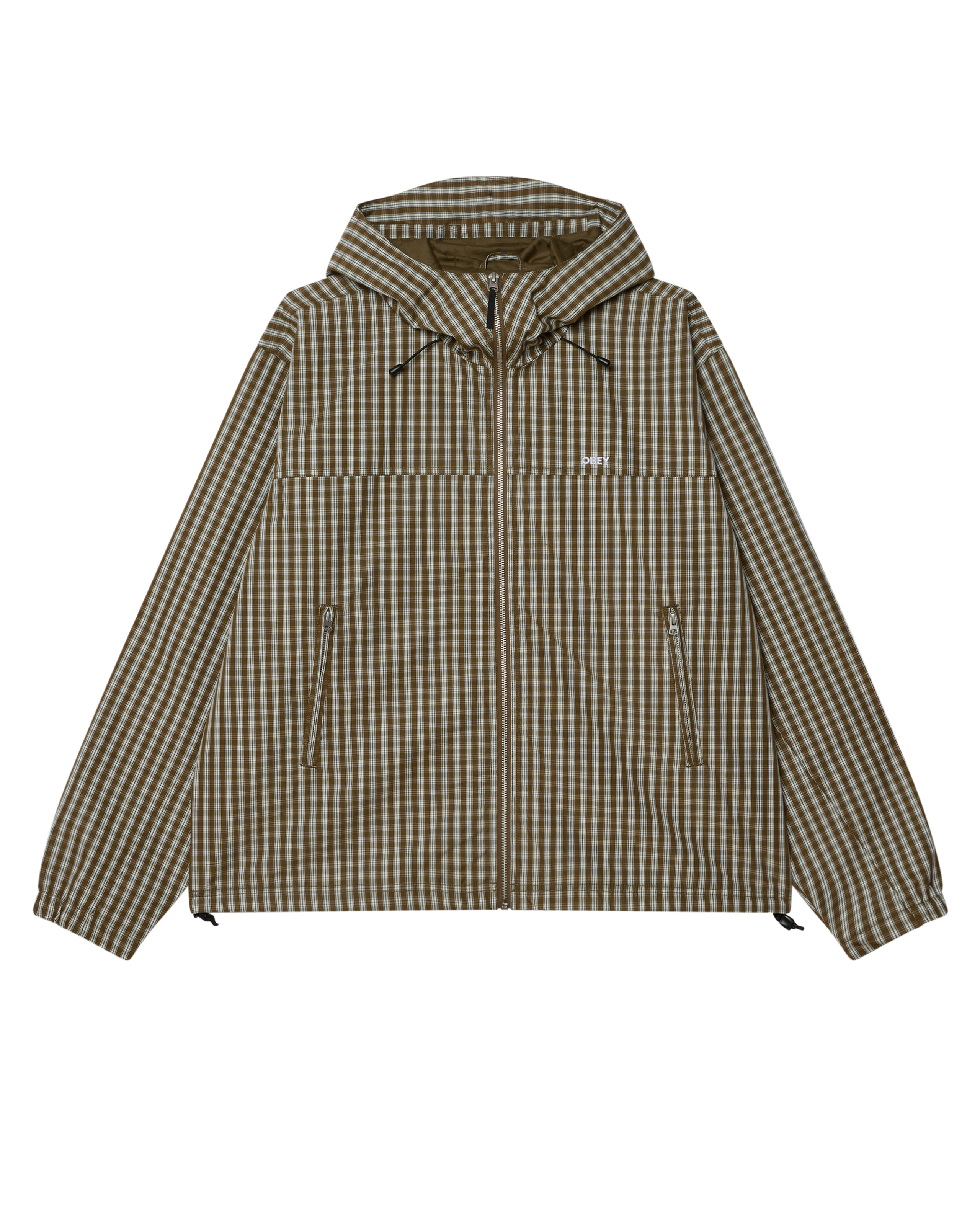 OBEY VISTA JACKET - PLAID MULTI