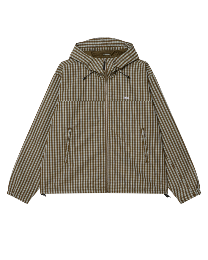 OBEY VISTA JACKET - PLAID MULTI
