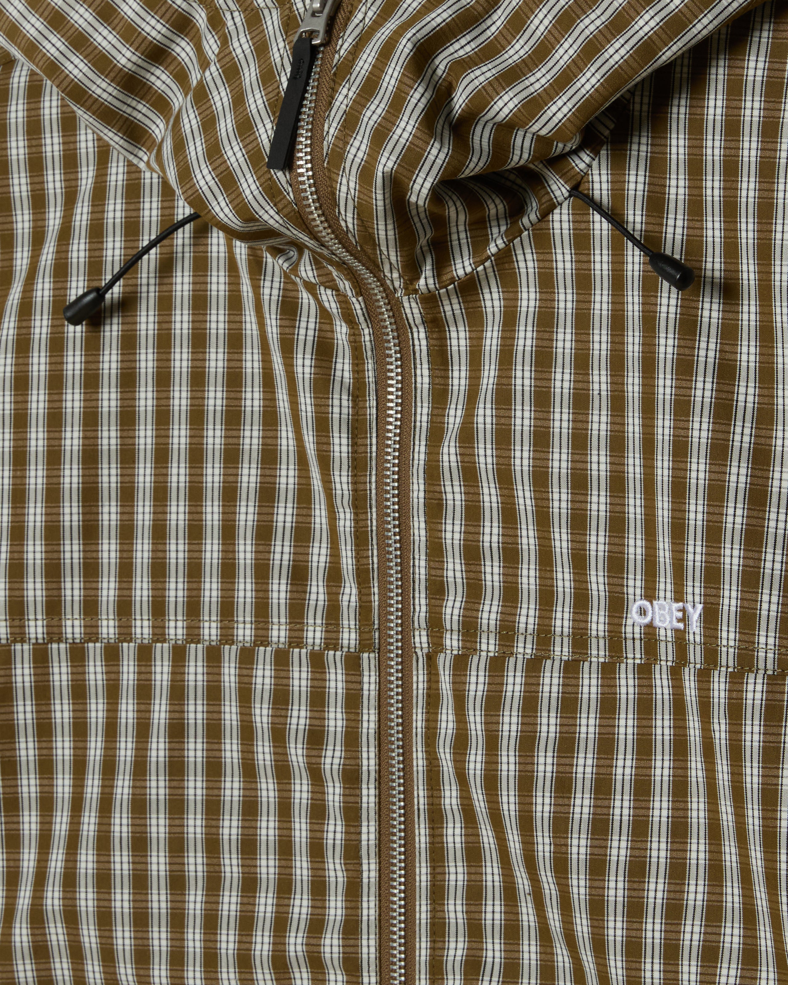 OBEY VISTA JACKET - PLAID MULTI