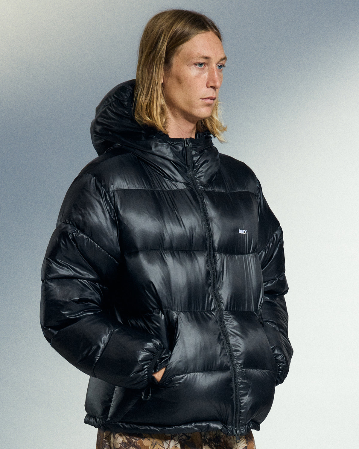 STRATUS PUFFER JACKET - BLACK