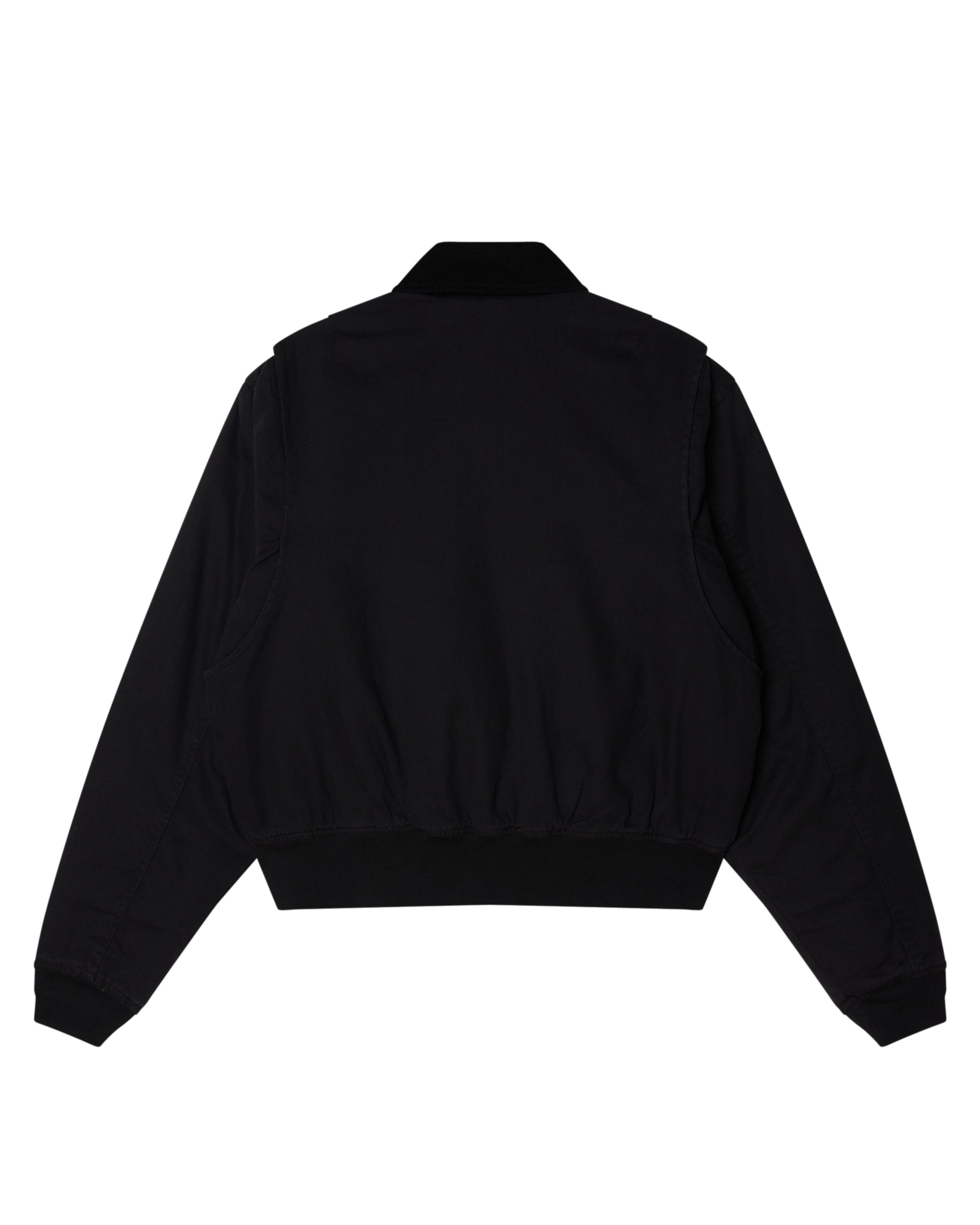 OBEY FADE WASH CWU JACKET - BLACK FADED WASH