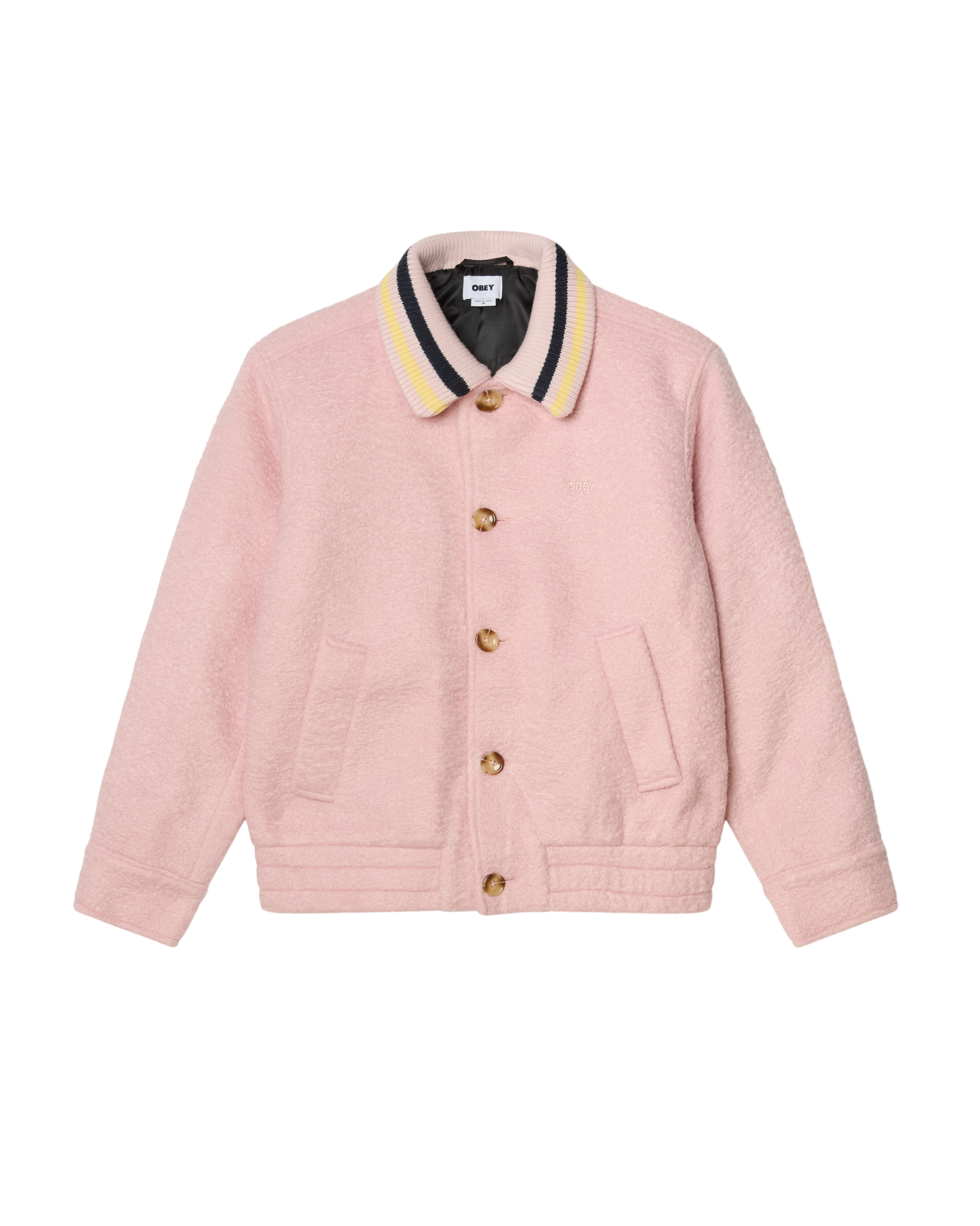 OBEY ARDEN BLOUSON JACKET - PALE LILAC