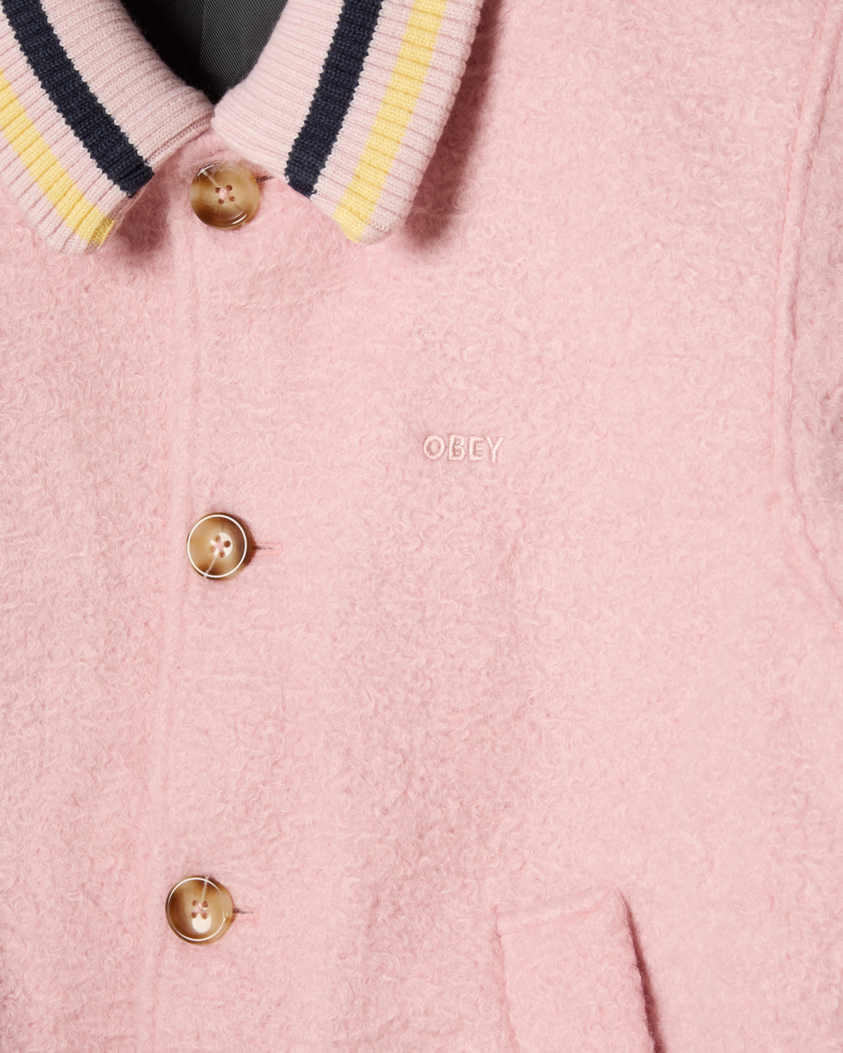 OBEY ARDEN BLOUSON JACKET - PALE LILAC