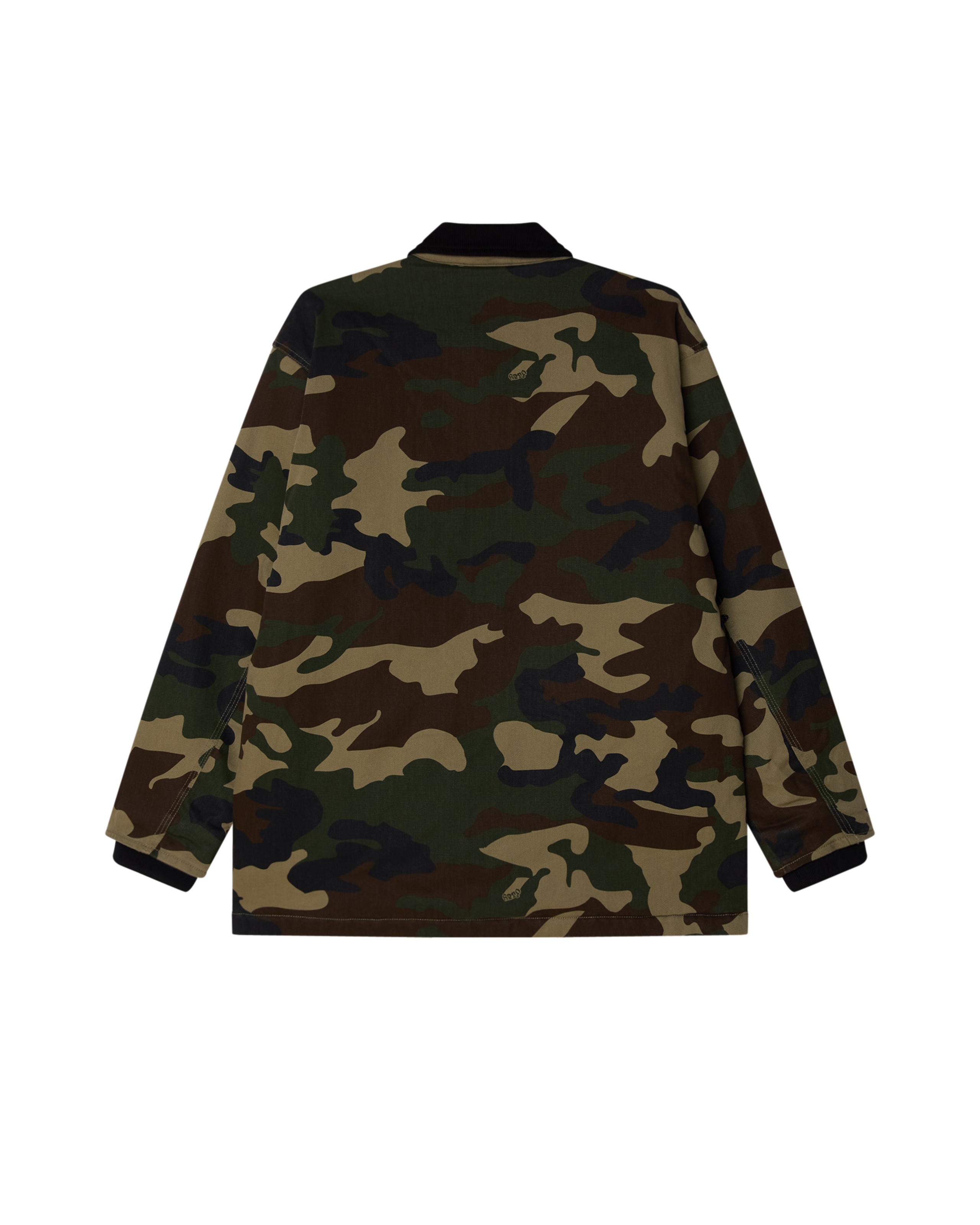 OBEY NORTON BARN COAT - WOODLAND CAMO