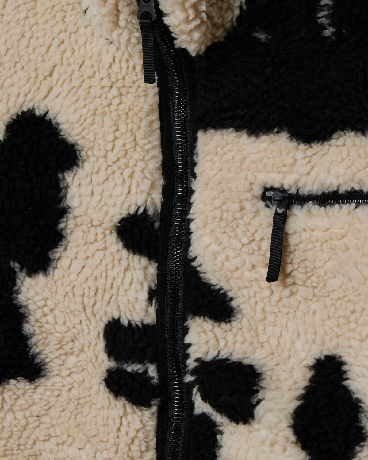 OBEY SHAGGY SHERPA JACKET - CLAY MULTI