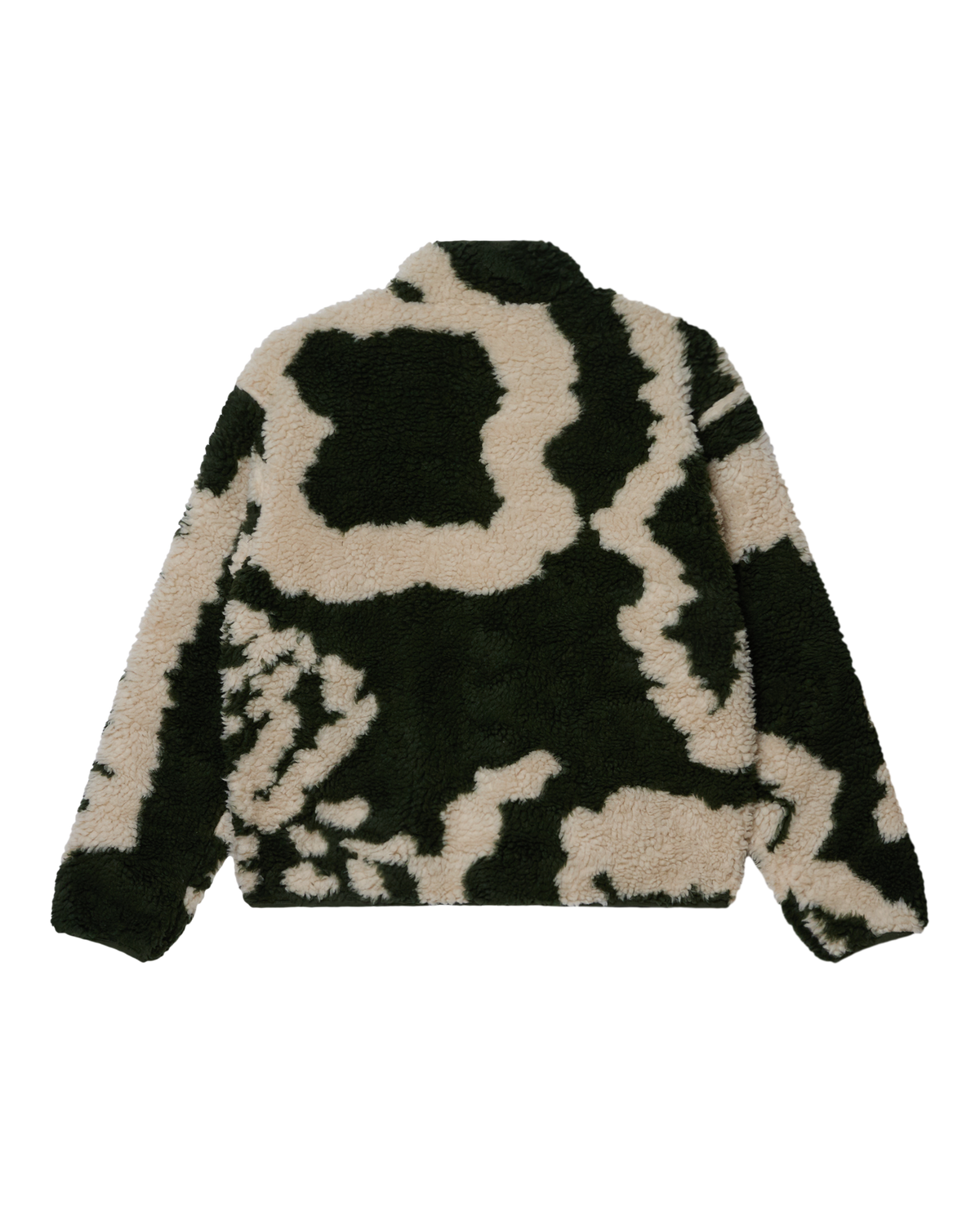 OBEY SHAGGY SHERPA JACKET - KOMBU GREEN MULTI