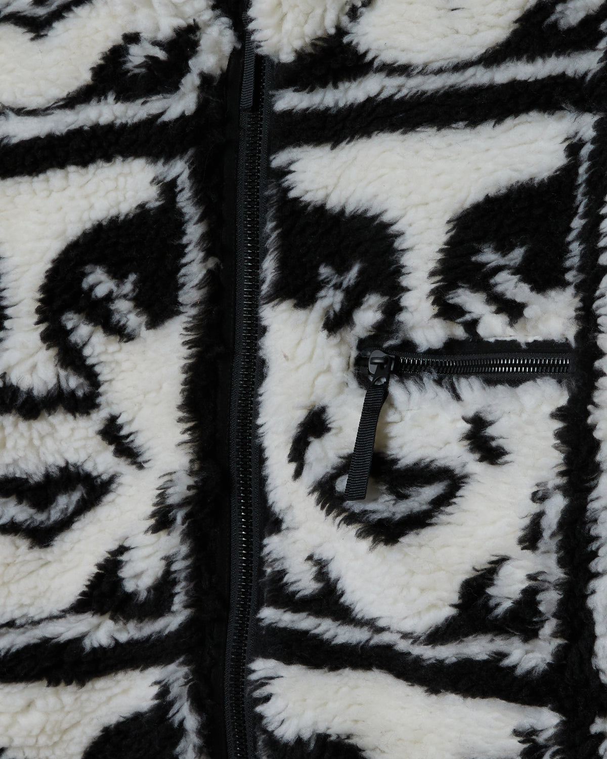 REPEATED ICON SHERPA - BLACK MULTI