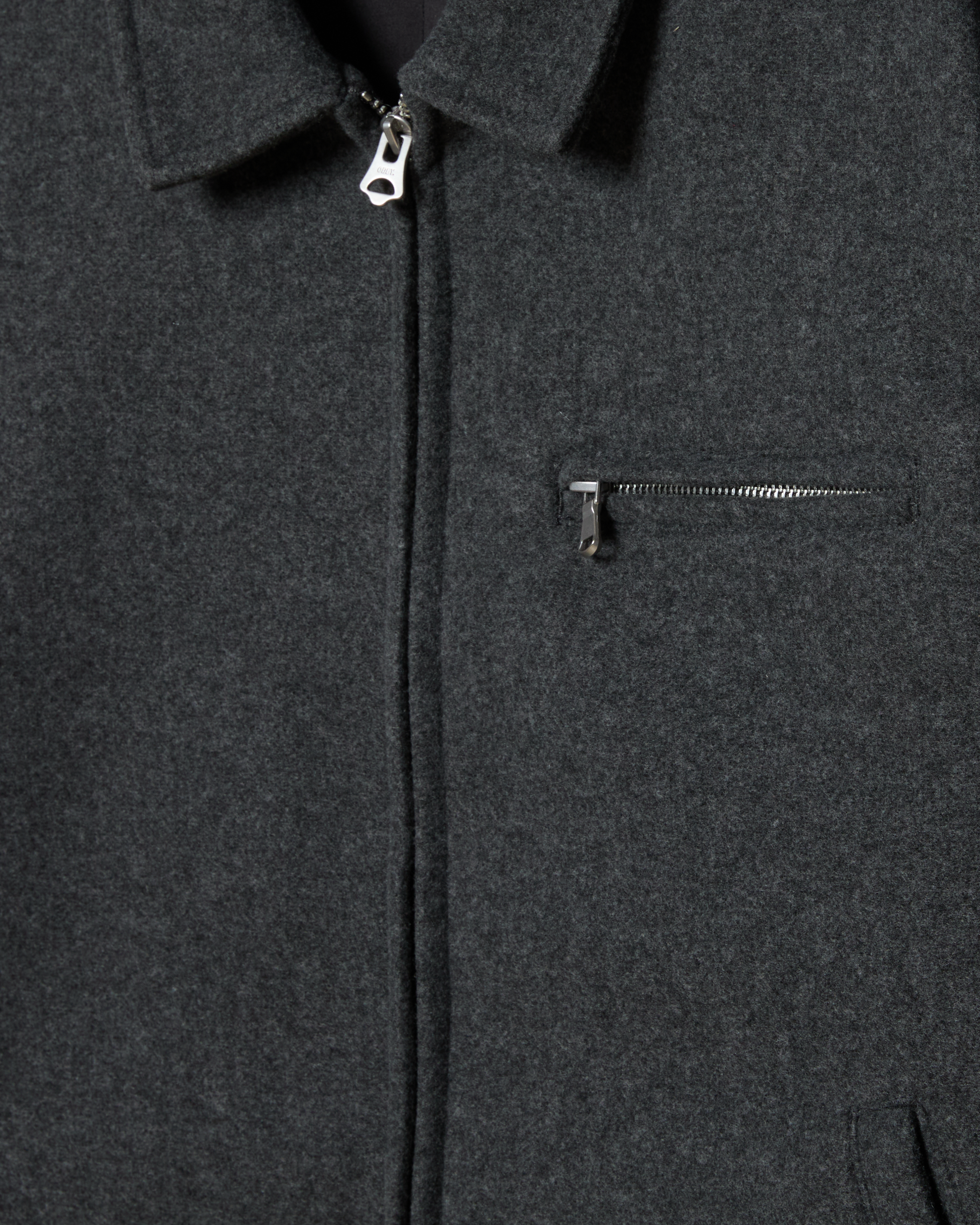 LENOX ZIP JACKET - DARK GREY MELANGE