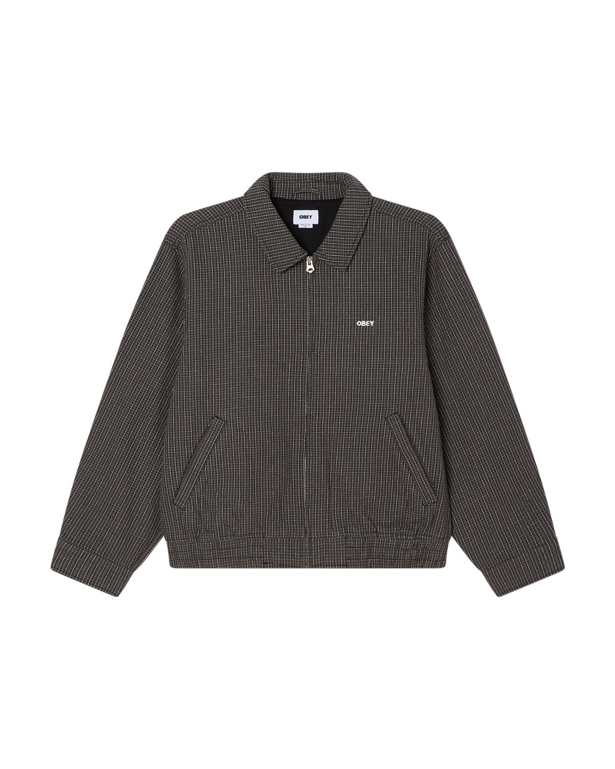 OBEY LUTHER BLOUSON JACKET - BLACK MULTI