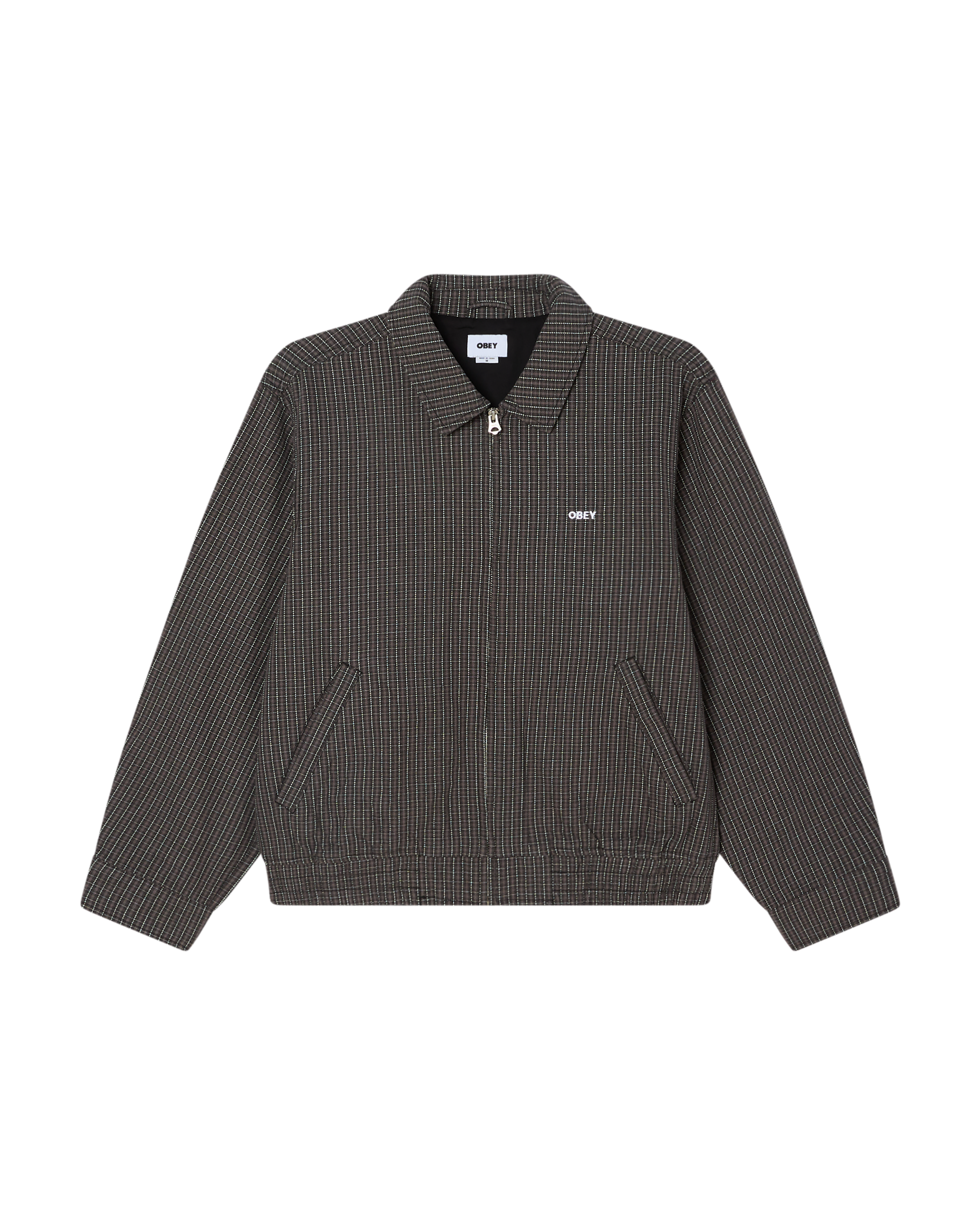 OBEY LUTHER BLOUSON JACKET - BLACK MULTI