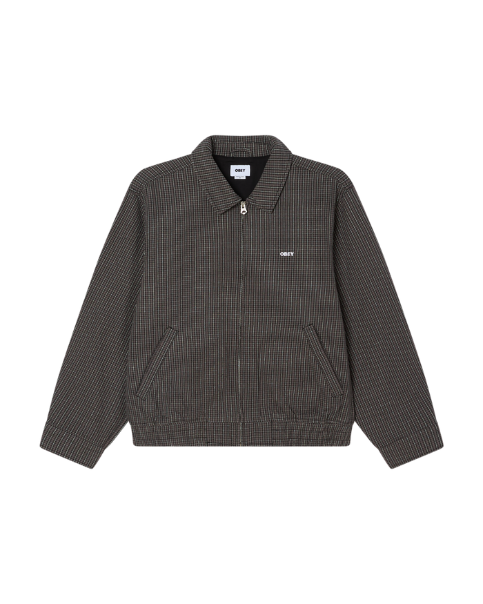 OBEY LUTHER BLOUSON JACKET - BLACK MULTI