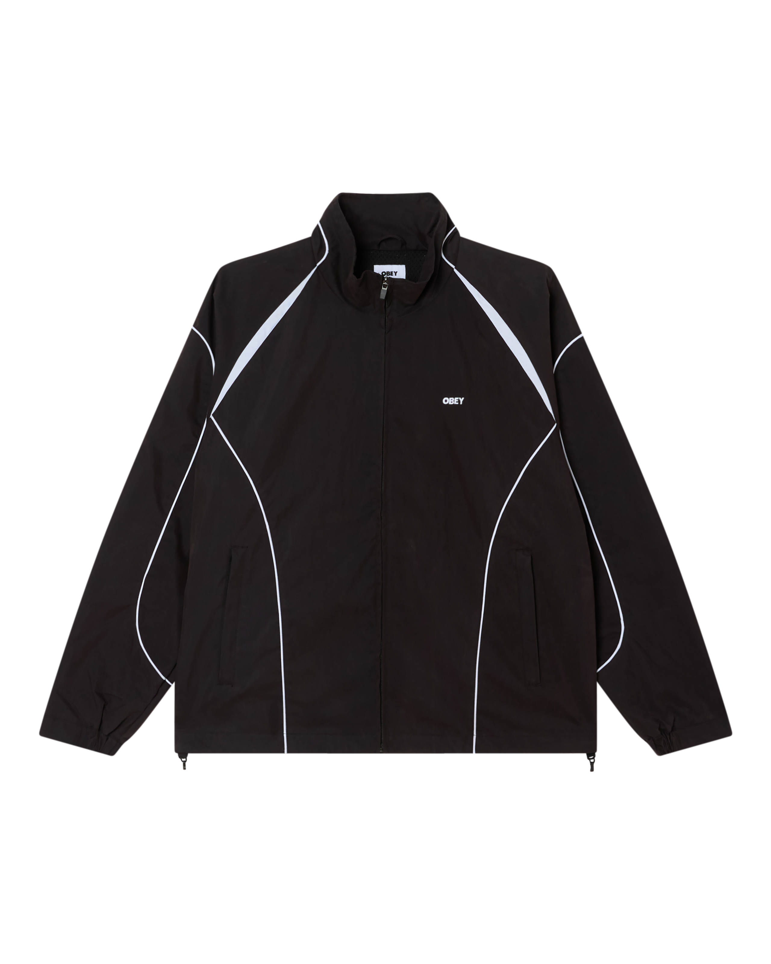 OBEY PRACTICE WINDBREAKER - BLACK