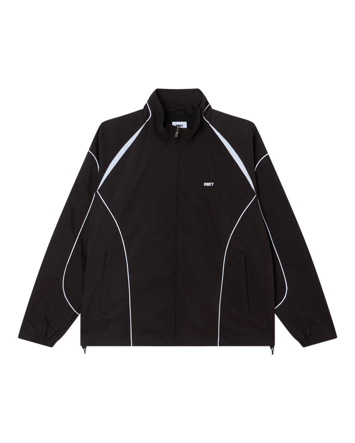 OBEY PRACTICE WINDBREAKER - BLACK