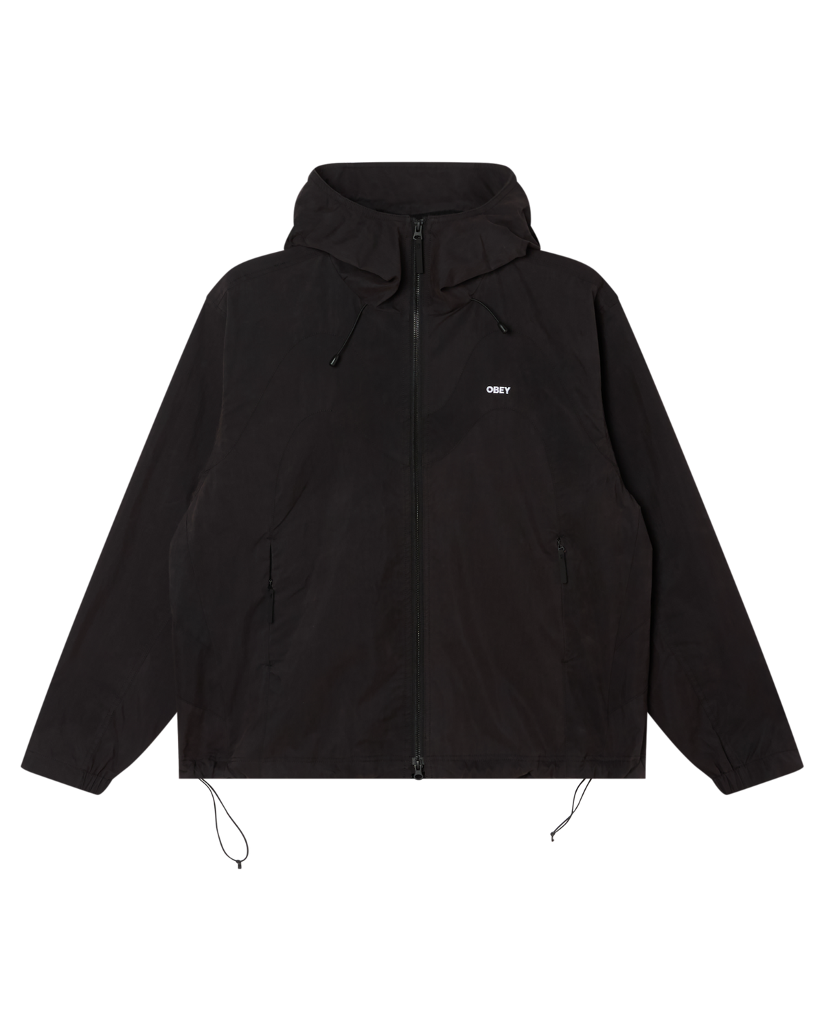 OBEY SOTA SHELL JACKET - BLACK