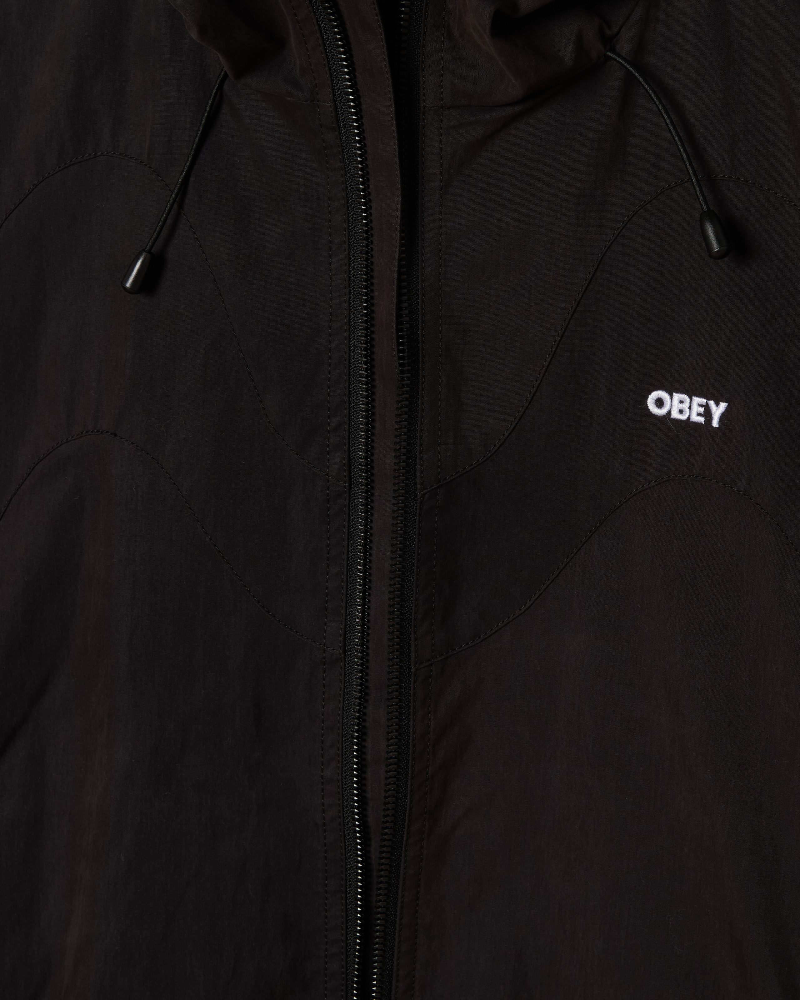 OBEY SOTA SHELL JACKET - BLACK