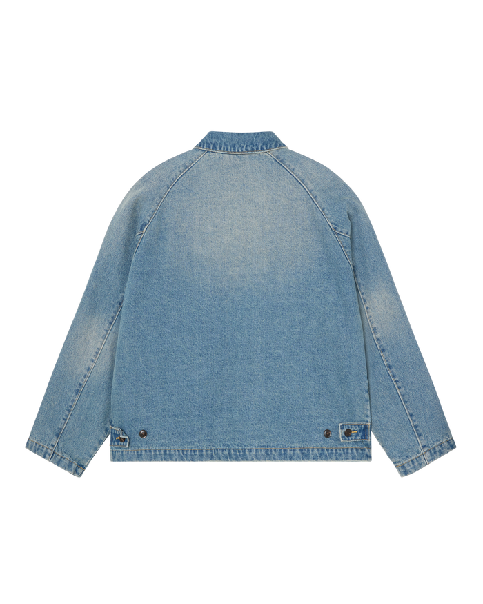 CADEN DENIM WORK JACKET - HEAVY VINTAGE INDIGO