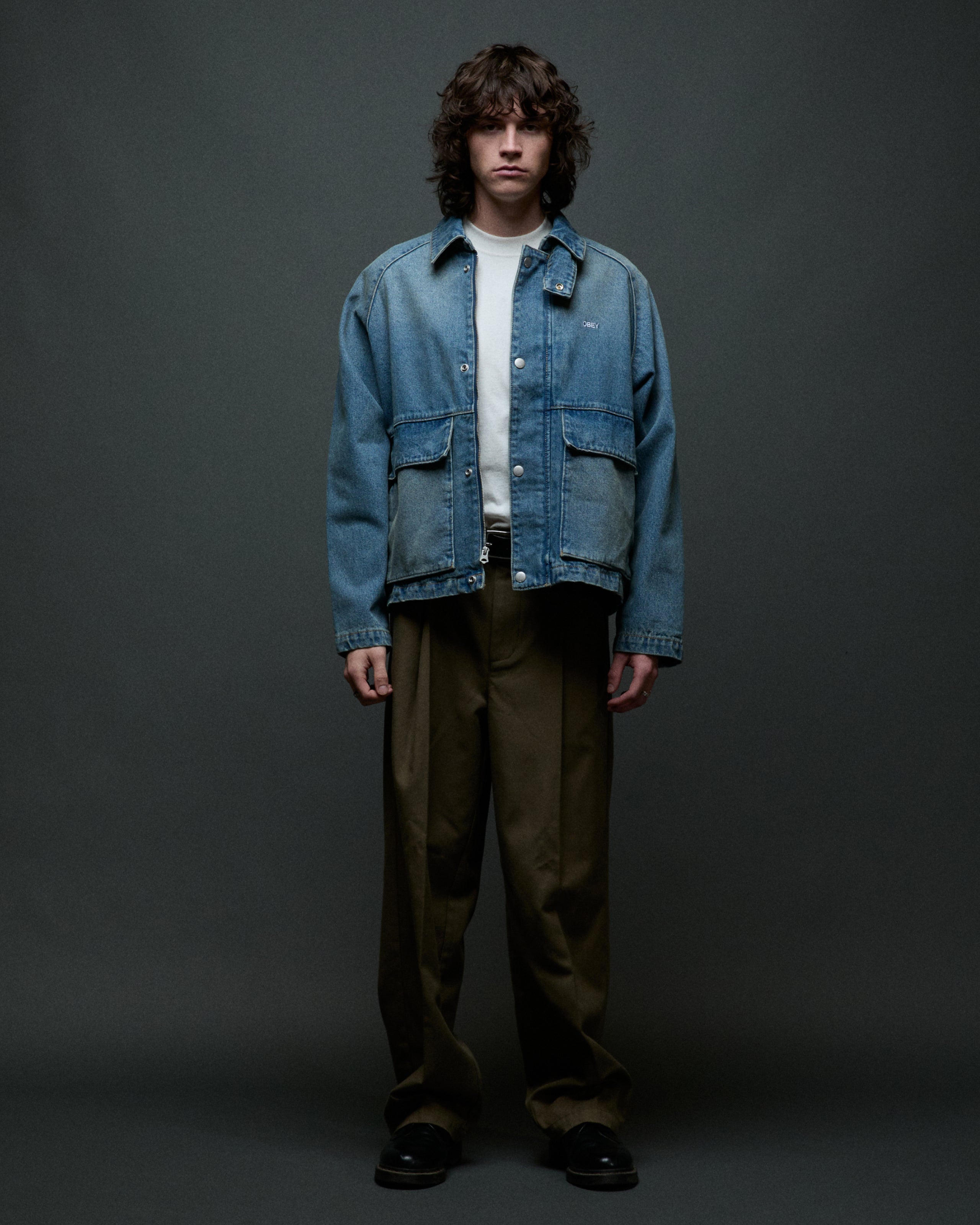 CADEN DENIM WORK JACKET - HEAVY VINTAGE INDIGO
