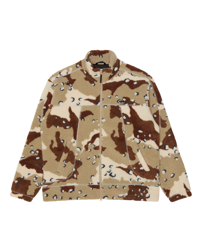 OBEY AXIS SHERPA JACKET - DESERT CAMO