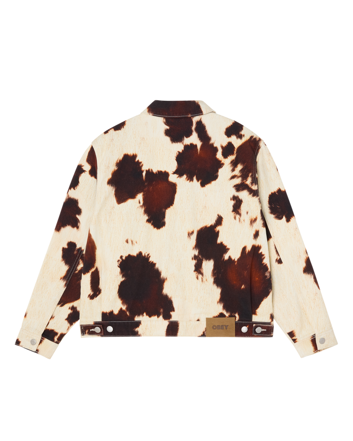 WORKSHOP JACKET - COW PRINT