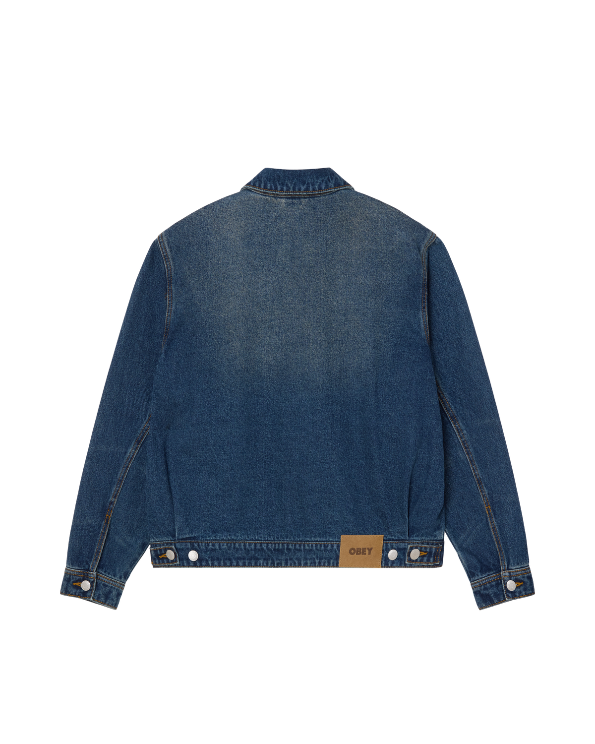 WORKSHOP JACKET - OIL STANIED INDIGO