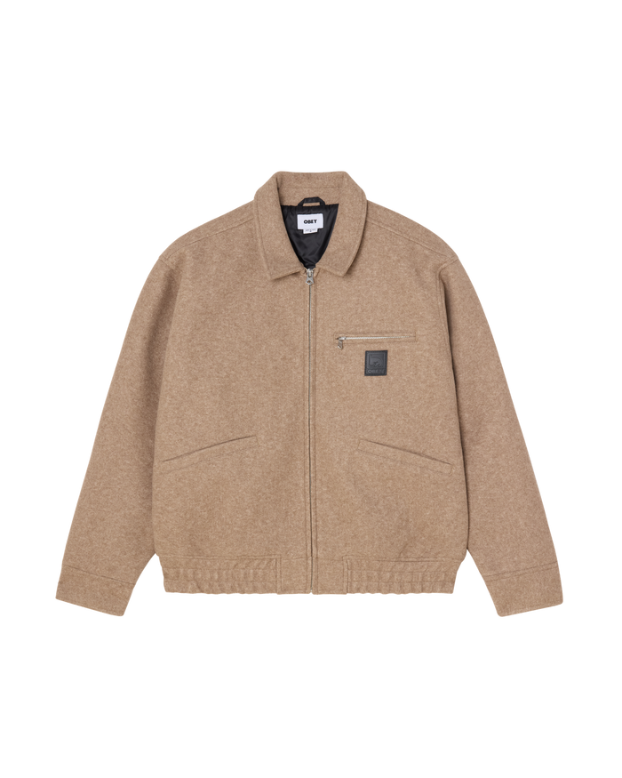 LEDGER BLOUSON JACKET - LATTE