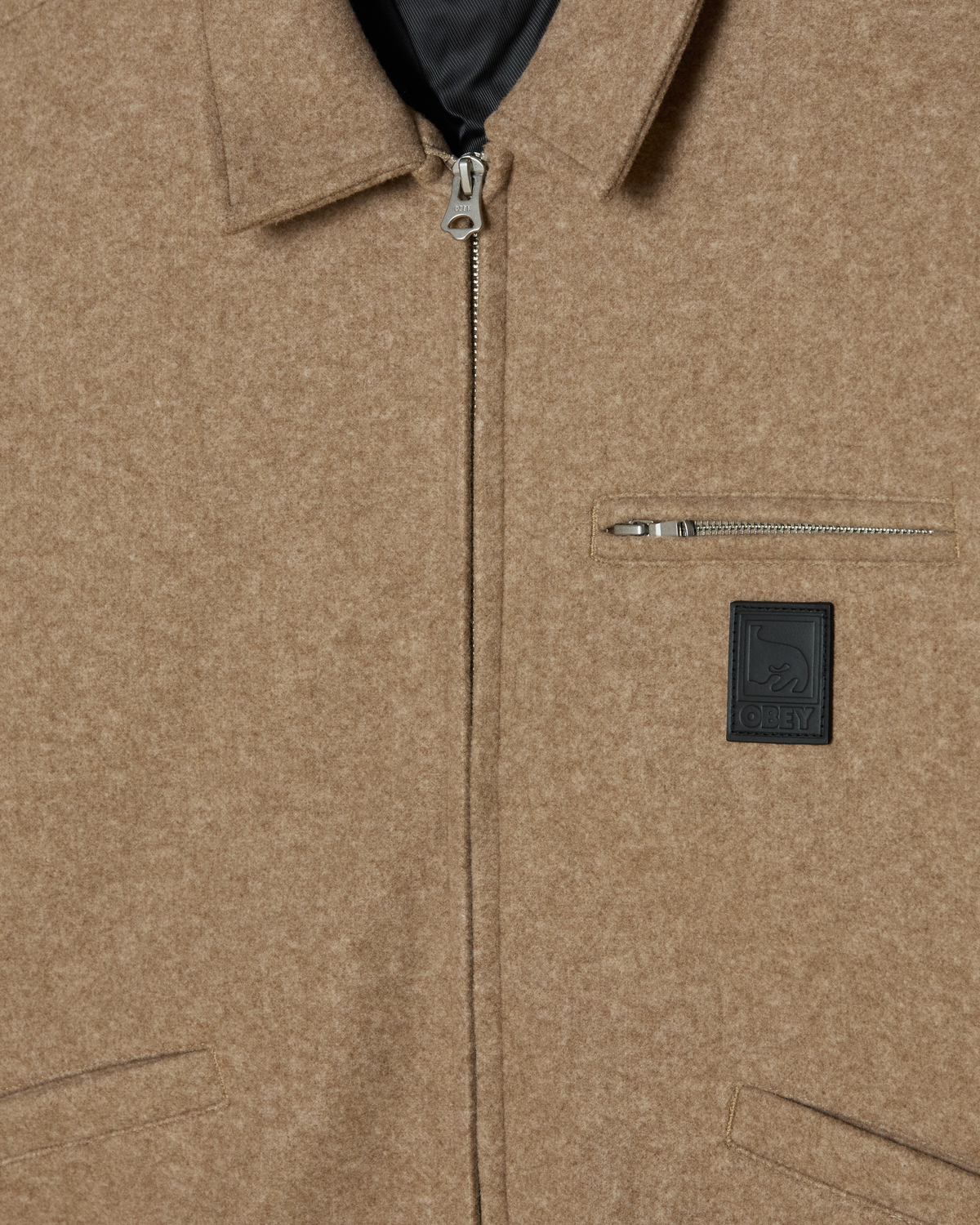LEDGER BLOUSON JACKET - LATTE