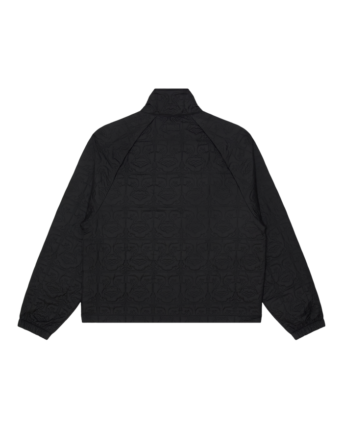 OBEY ICON QUILTED JACKET - BLACK