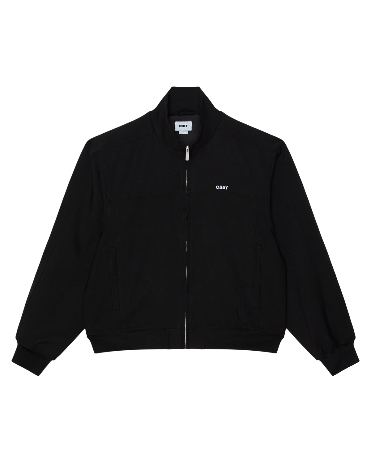 TAILORED TRACK JACKET - BLACK