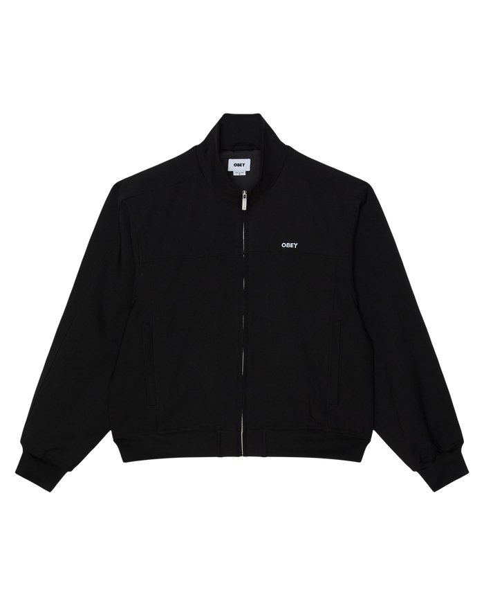 TAILORED TRACK JACKET - BLACK