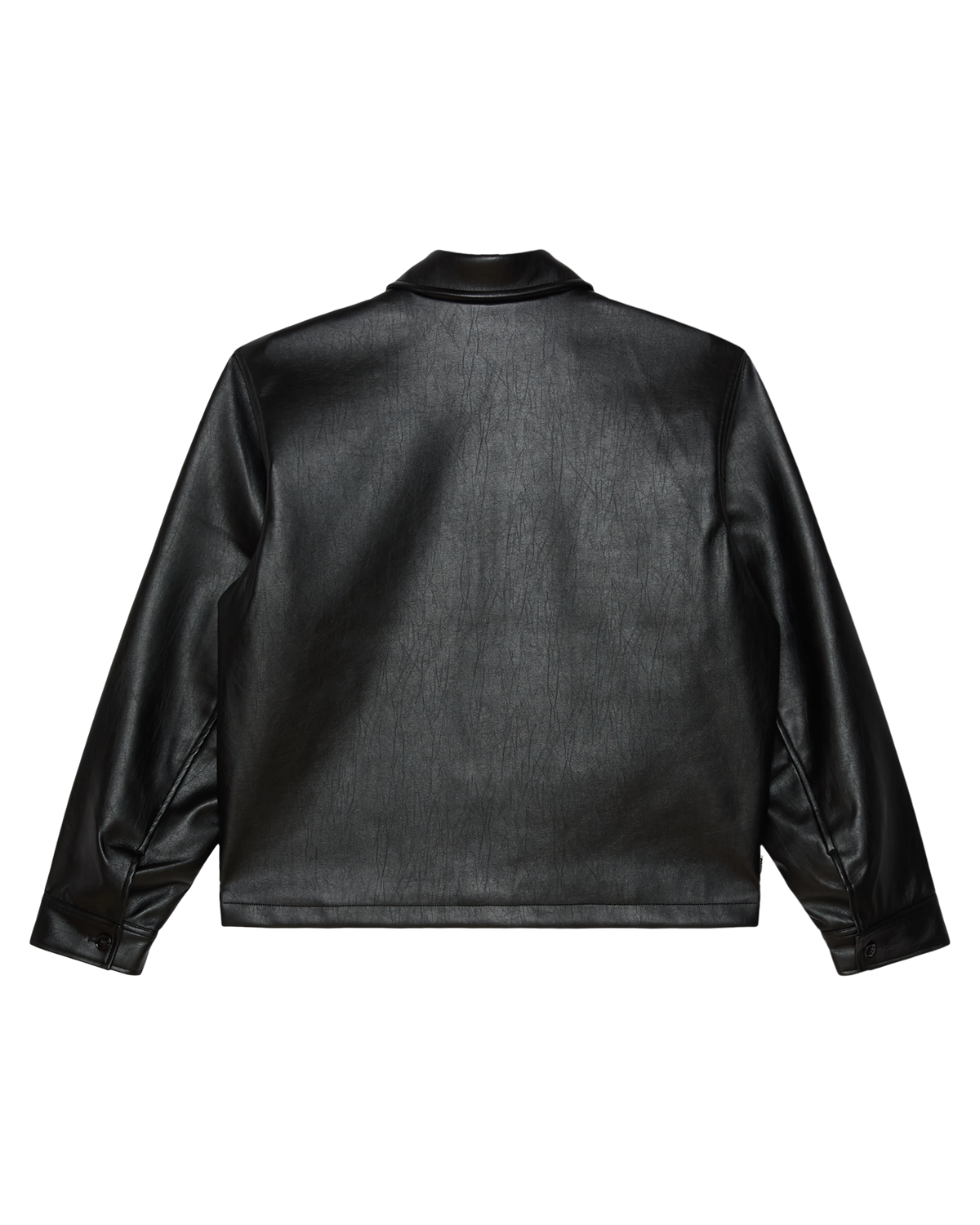 WORKMAN PU JACKET - BLACK
