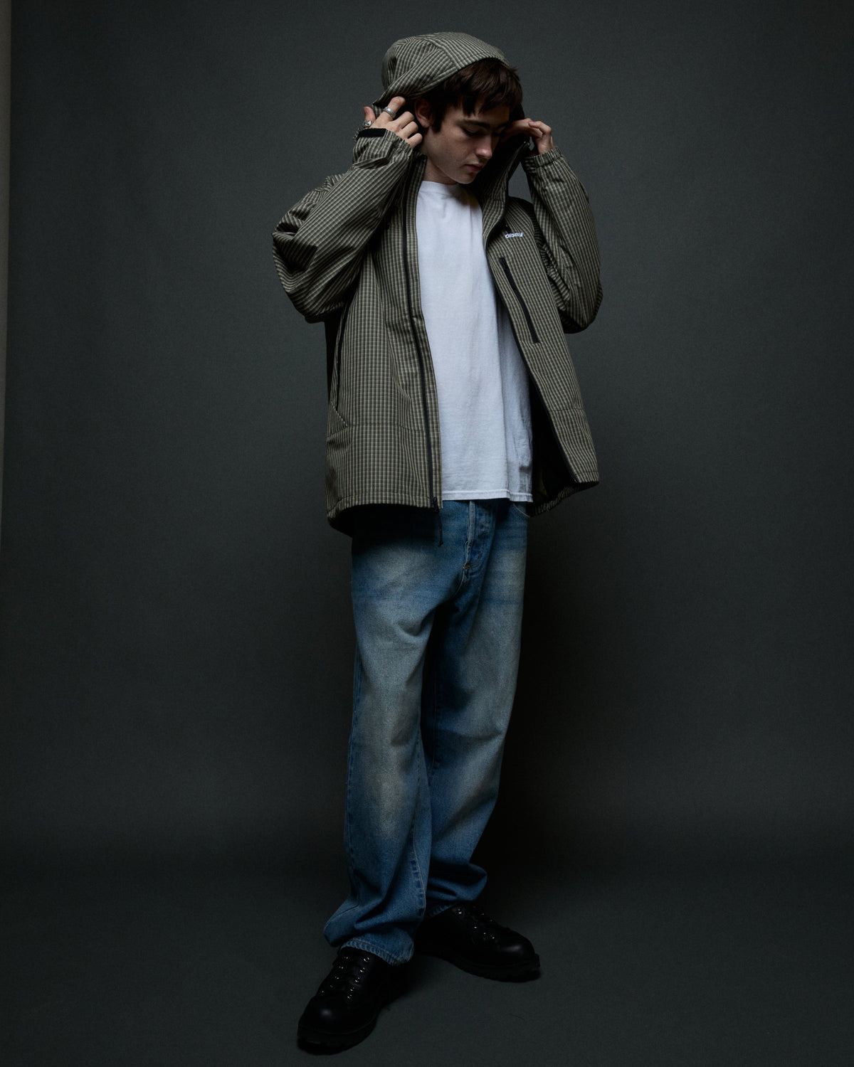 OBSIDIAN JACKET - VETIVER PLAID