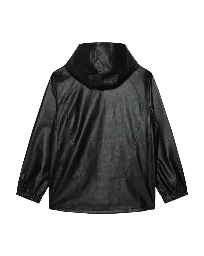 OBSIDIAN PU JACKET - BLACK