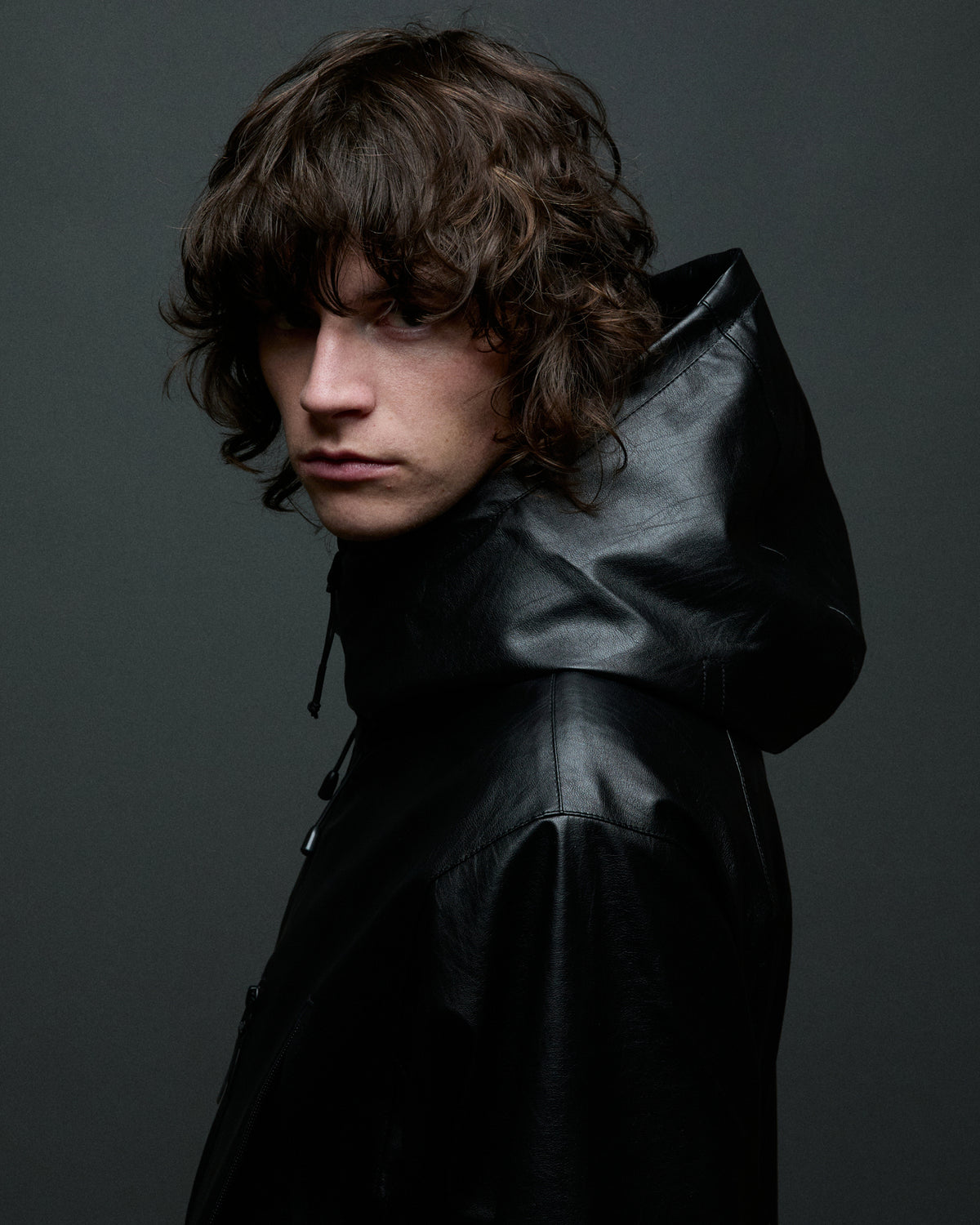 OBSIDIAN PU JACKET - BLACK
