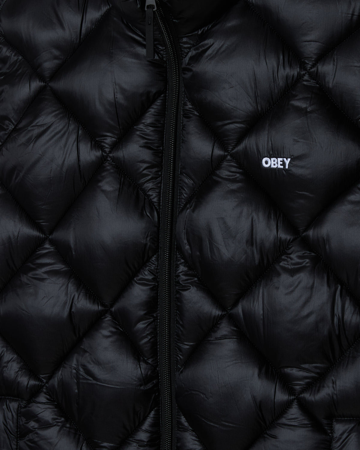 OBEY COMPASS VEST - BLACK