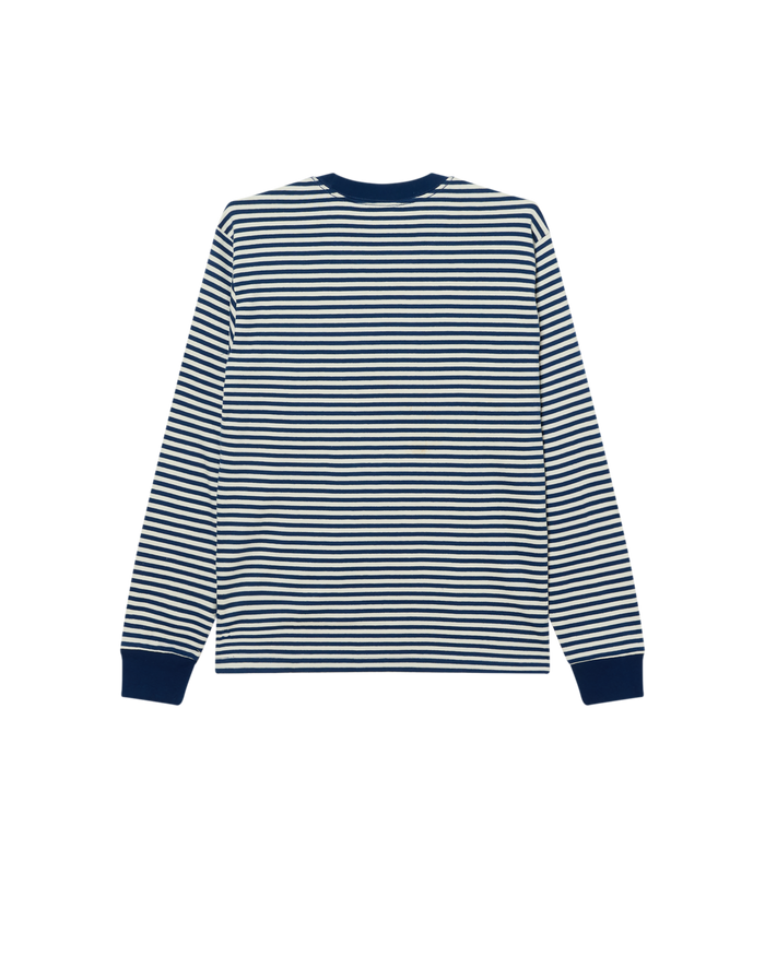 EST. WORKS LS STRIPE T-SHIRT - NAVY PEONY MULTI