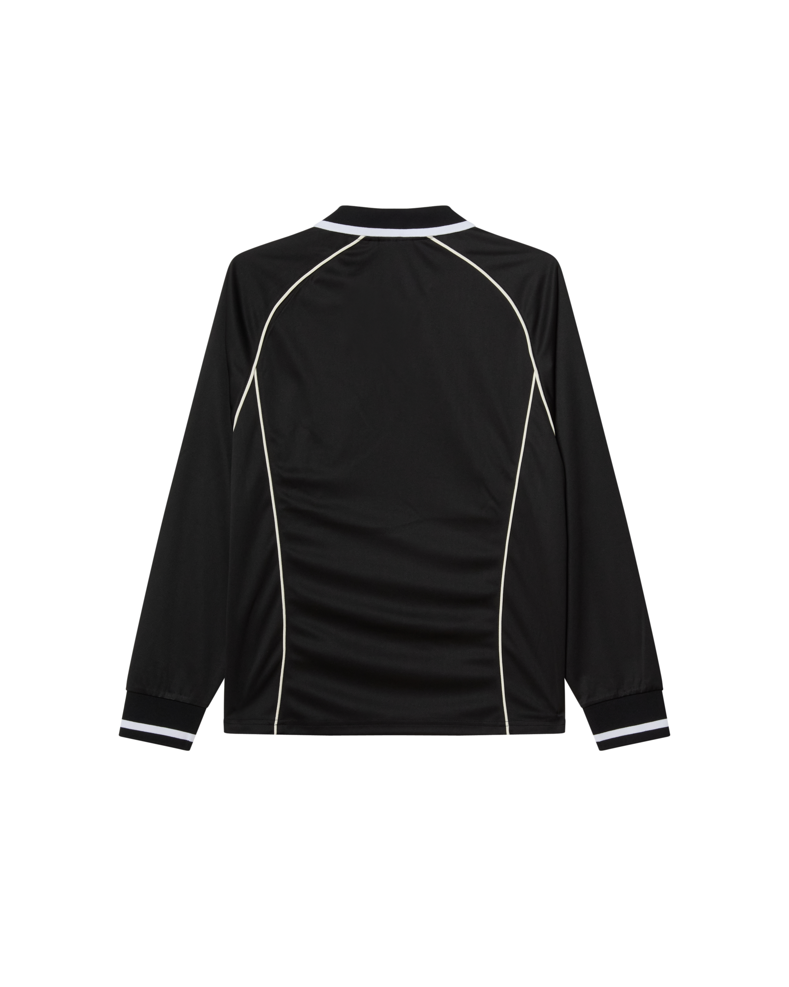 POLO COLLAR SPORTS SHIRT - BLACK MULTI