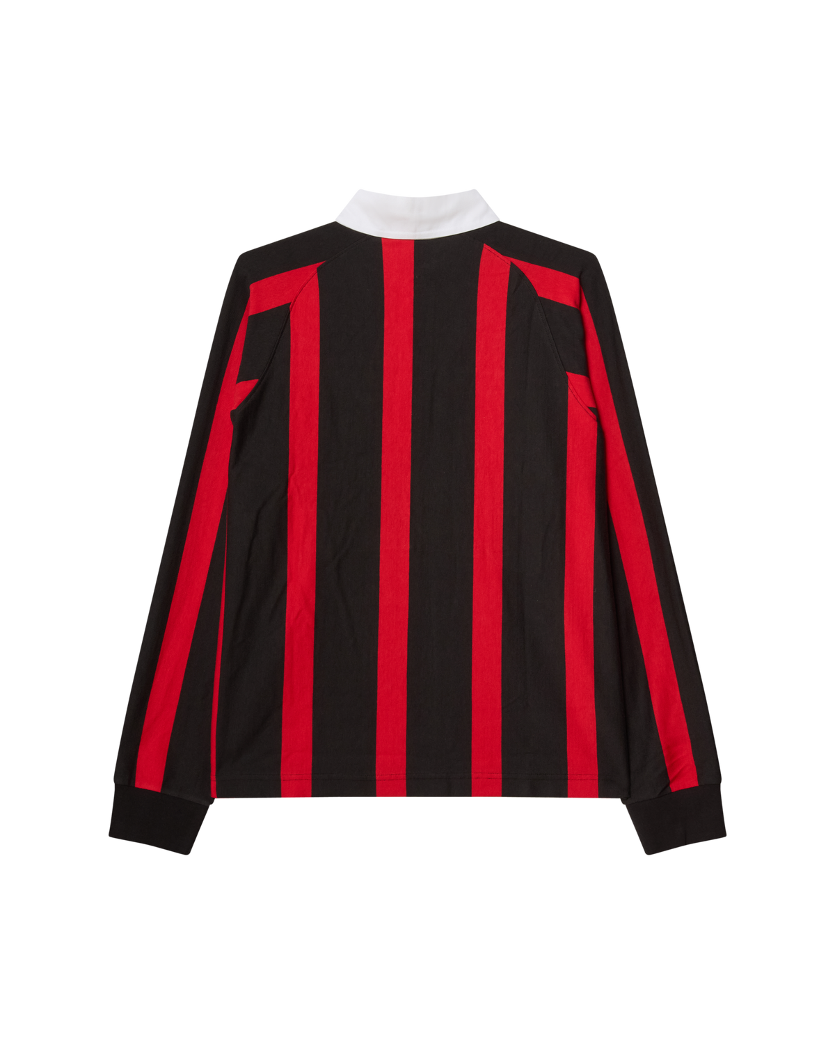 LANDON LS STRIPE POLO - BLACK MULTI