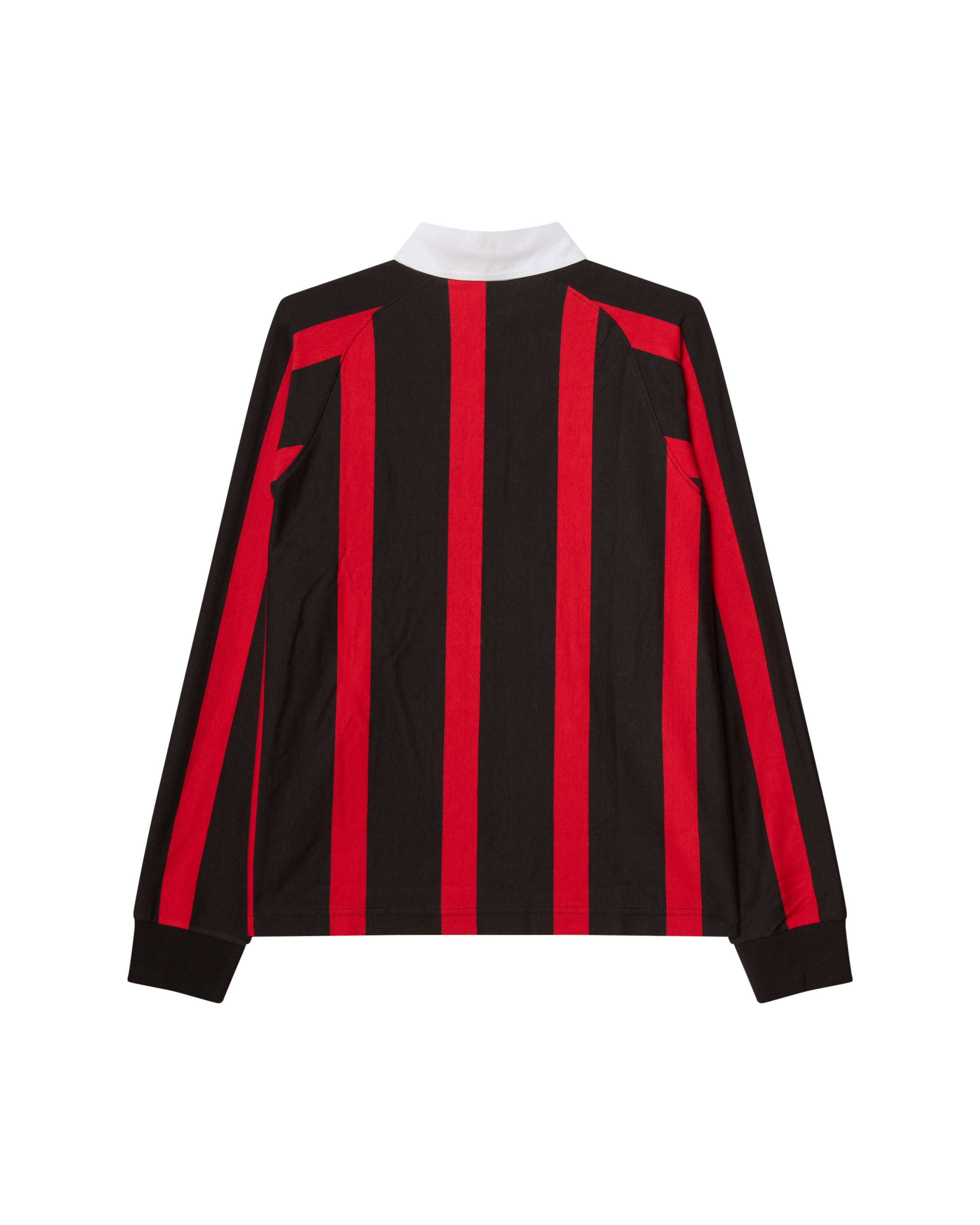 LANDON LS STRIPE POLO - BLACK MULTI