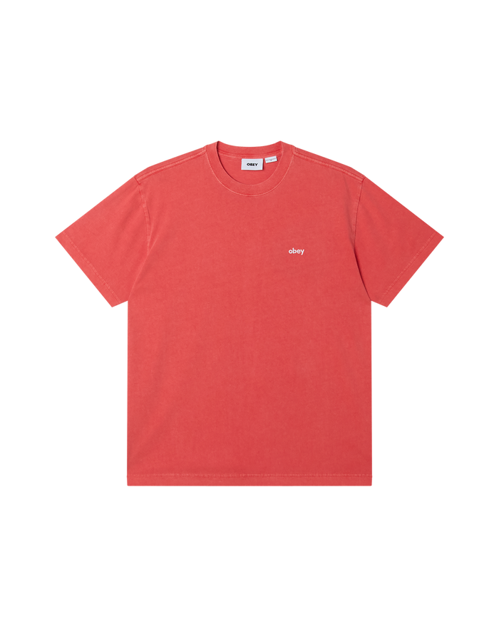 LOWERCASE PIGMENT T-SHIRT - PIGMENT FIERY RED