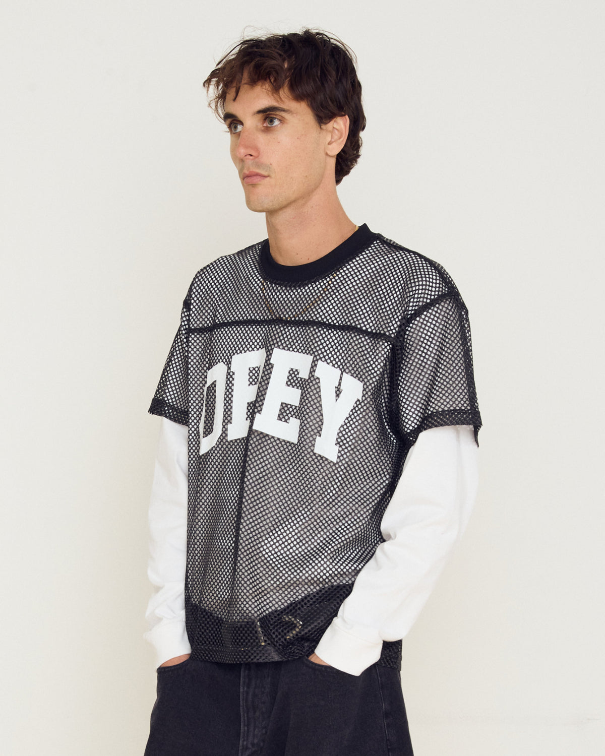 COLLEGIATE PRACTICE JERSEY - BLACK