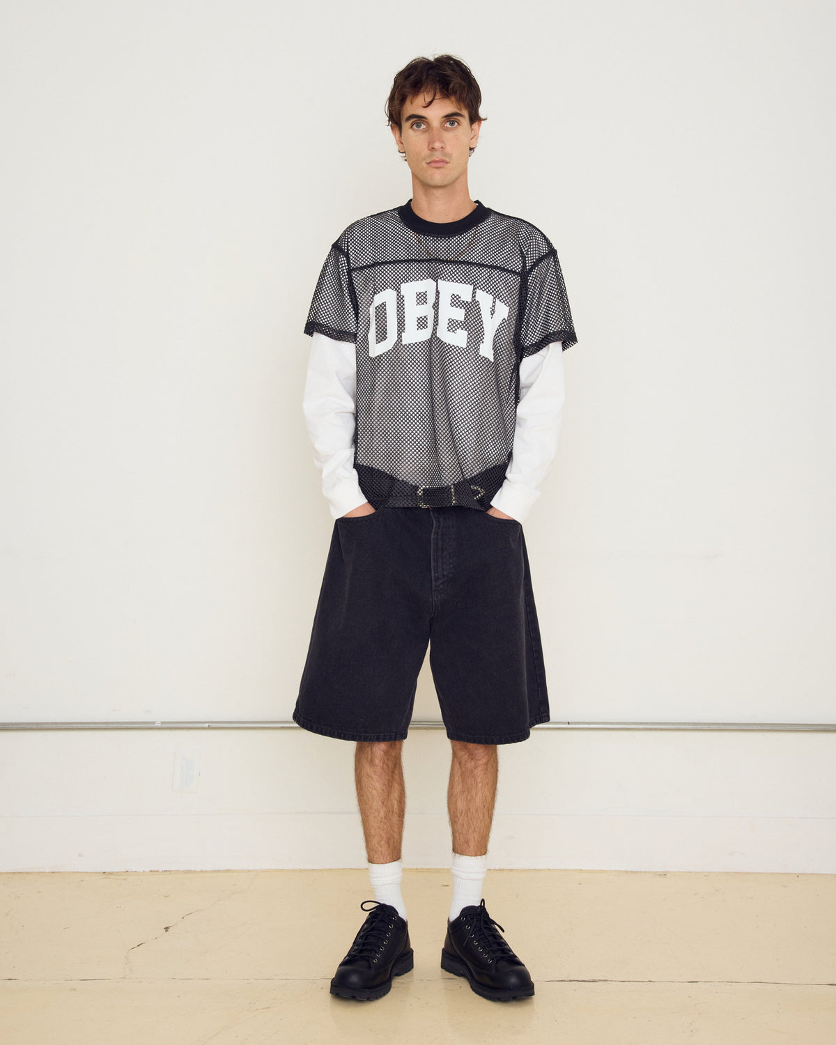 COLLEGIATE PRACTICE JERSEY - BLACK