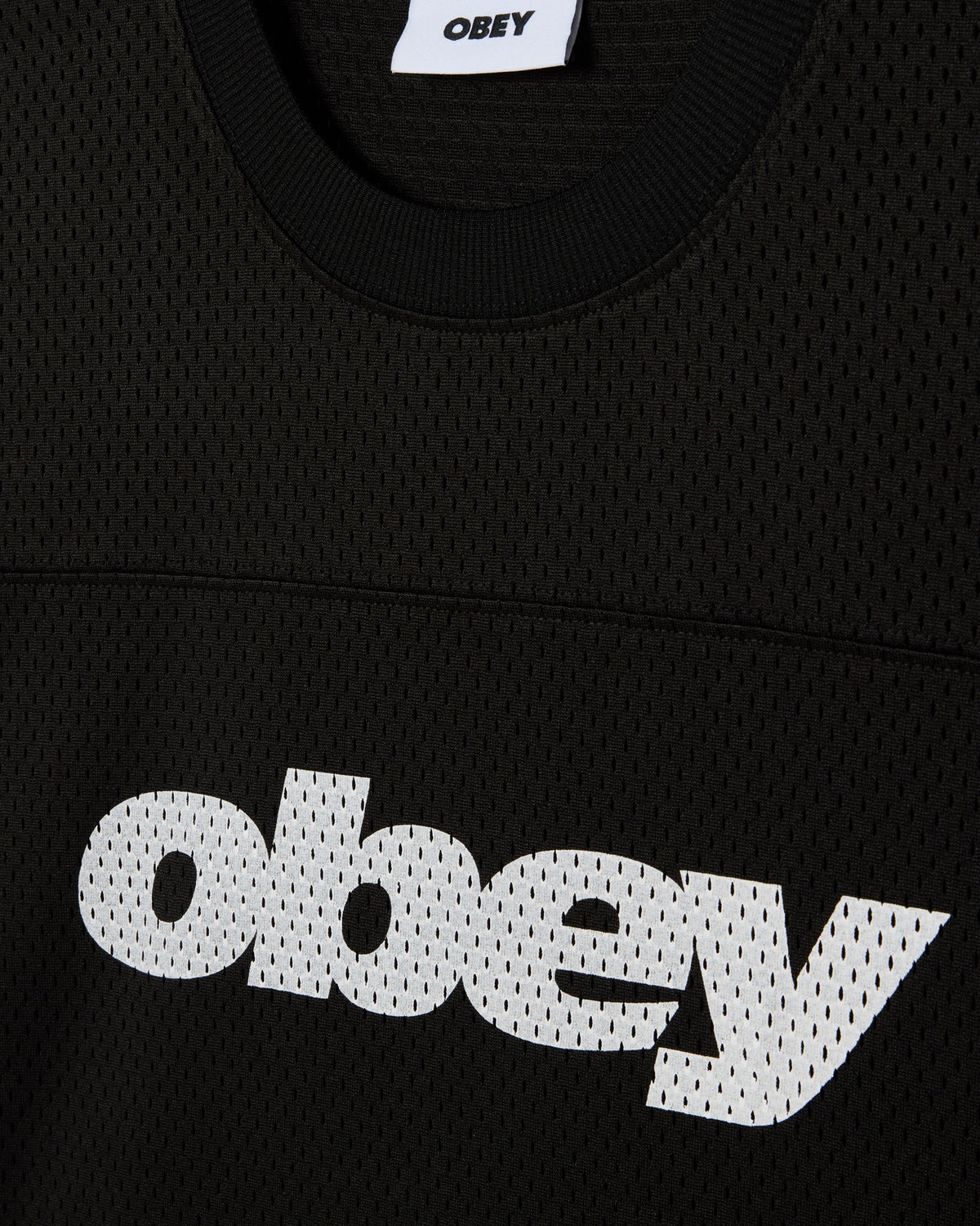 OBEY PRACTICE JERSEY SS - BLACK