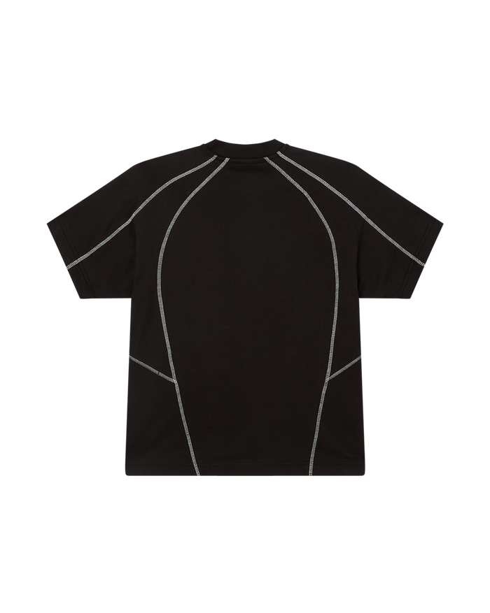 CONTRAST STITCH T-SHIRT - DIGITAL BLACK