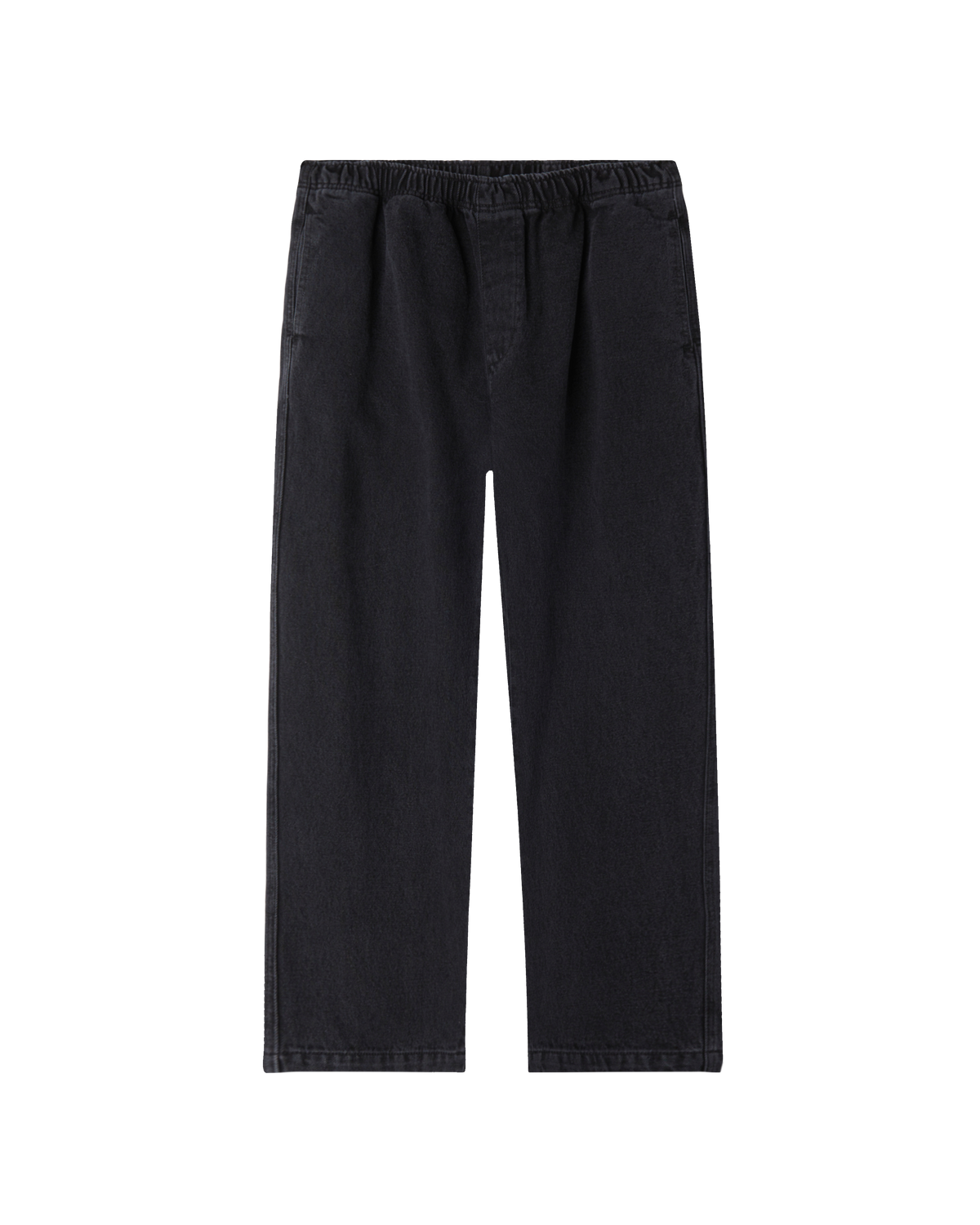 DENIM EASY PANT - FADED BLACK