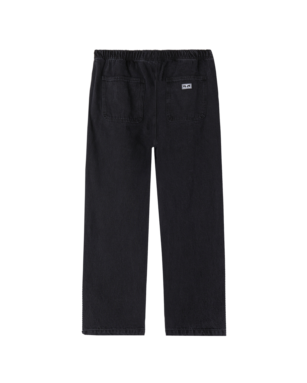 DENIM EASY PANT - FADED BLACK