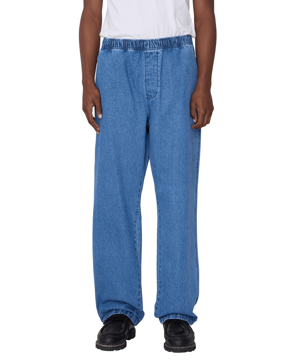 DENIM EASY PANT - LIGHT INDIGO