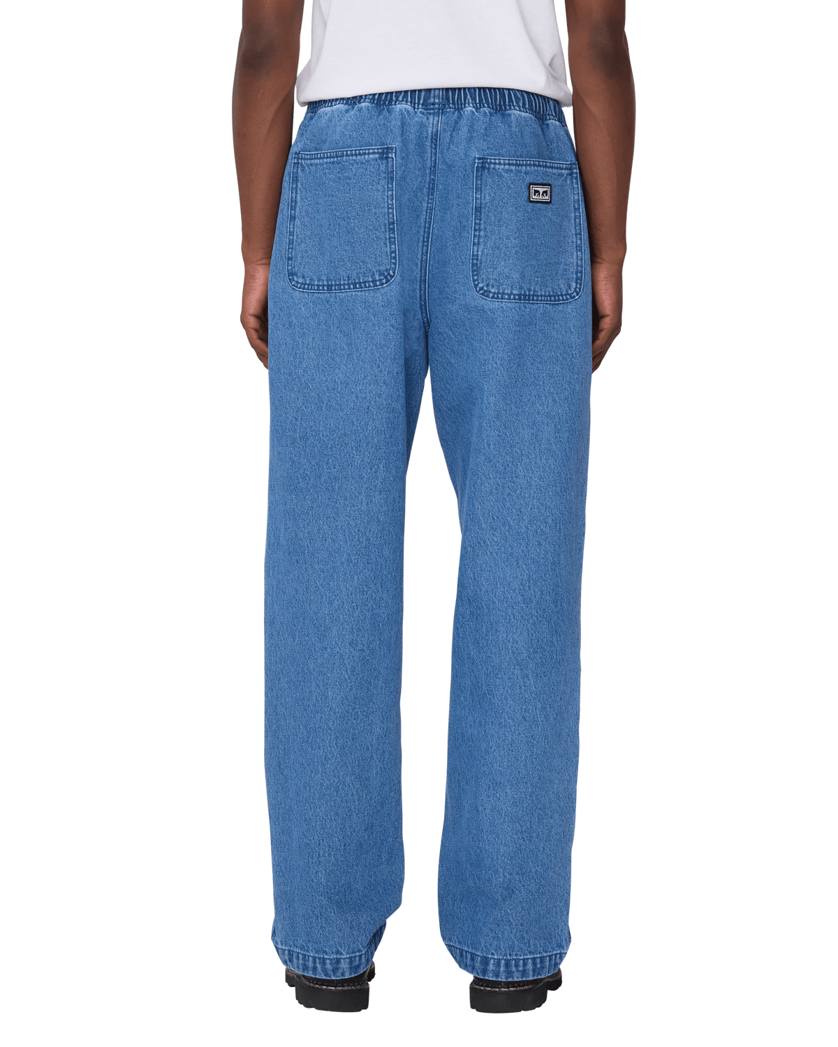 DENIM EASY PANT - LIGHT INDIGO